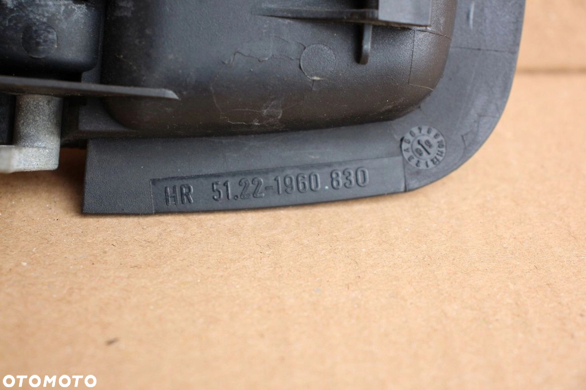 Klamka wewnętrzna PRAWA BMW e36 z3 CHOM RARYTAS 1960830 - 3