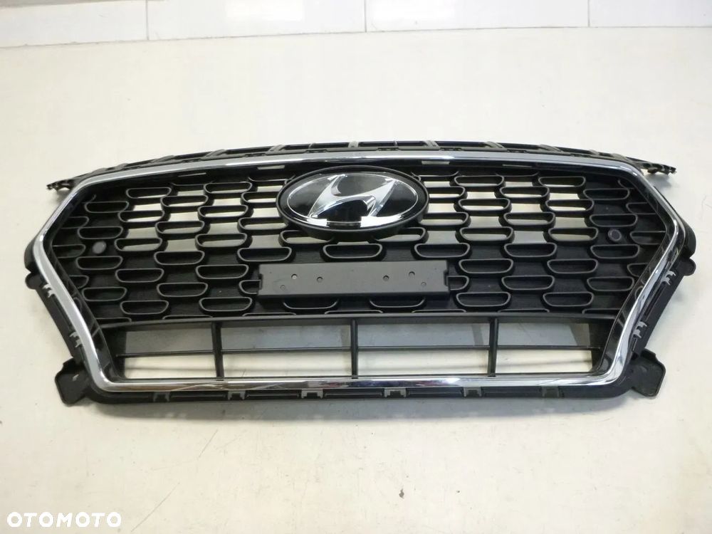HYUNDAI I30 GRILL ATRAPA CHŁODNICY CZARNY CHROM NOWY ORYGINAŁ - 17