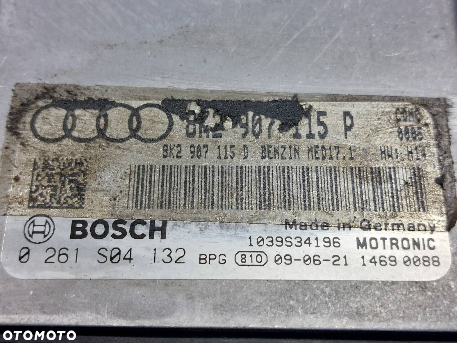 ZESTAW STARTOWY AUDI A5 8T 2.0 TFSI 8K2907115P 8K2907115D 8K0909131C - 3
