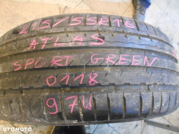 Opona pojedyńcza 215/55r16 atlas sport green 7,7mm lato