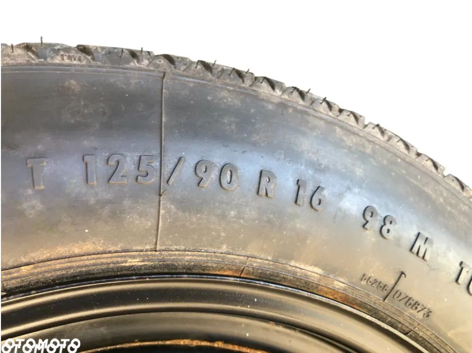 3886. Koło Zapasowe Dojazdowe 125/90 R16 5x108 63,4MM Ford Kuga C-Max Jaguar Volvo- Gwarancja Wysyłka - 5