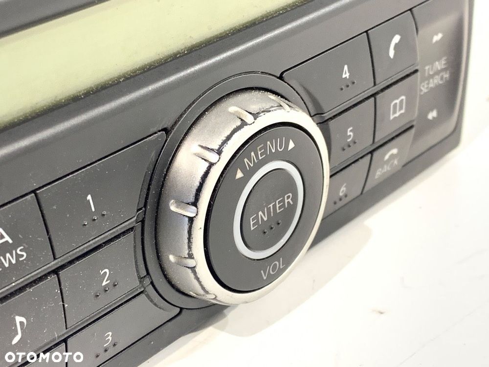 RADIO  NISSAN QASHQAI / QASHQAI +2 I (J10, NJ10, JJ10E) 2006 - 2014 1.6 84 kW [114 KM] benzyna 2007 - 2