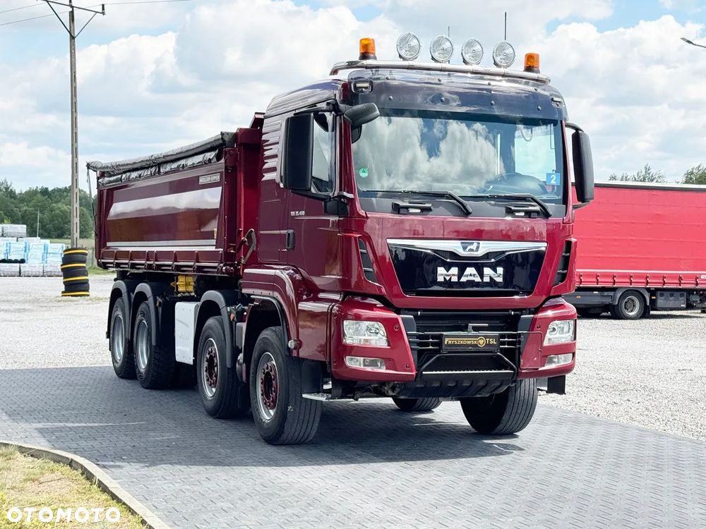 MAN TGS 35.460 // 8X4 // MANUAL // RESOR // MEILLER KIPPER 16 m3-3STRONNY // BURTA 110 // DWIE KAMERY // Z NIEMIEC - 6