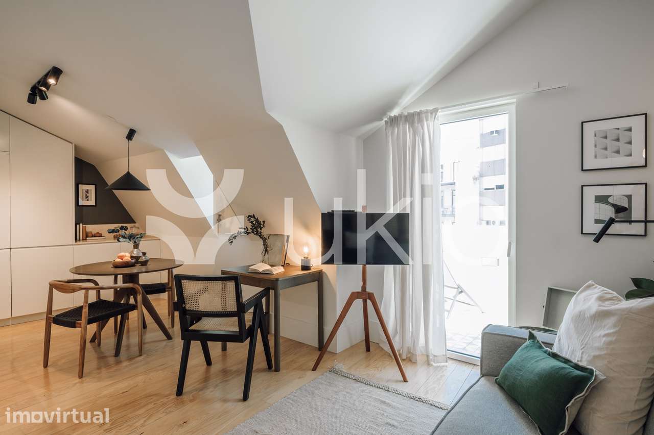 Apartamento T1 com terraço em Av. da Liberdade - Marquês de Pombal - Grande imagem: 2/22