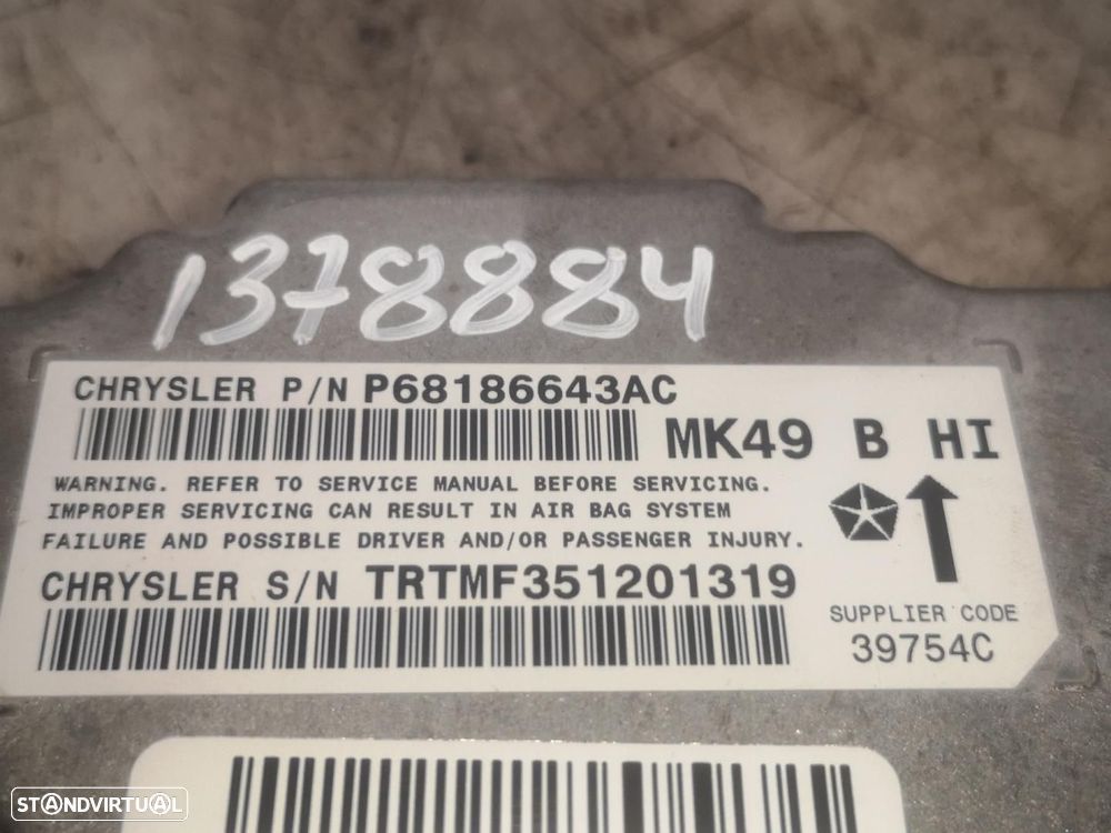 CENTRALINA DE AIRBAG CHRYSLER JEEP COMPASS - 1