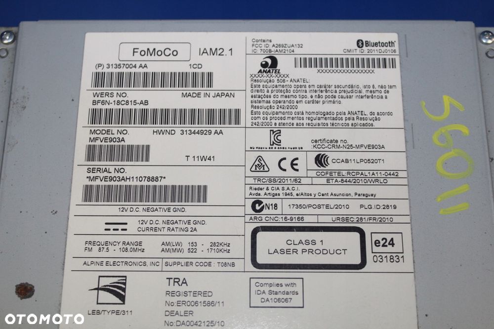 VOLVO S60 II V60 RADIO CZYTNIK PŁYT CD - 2