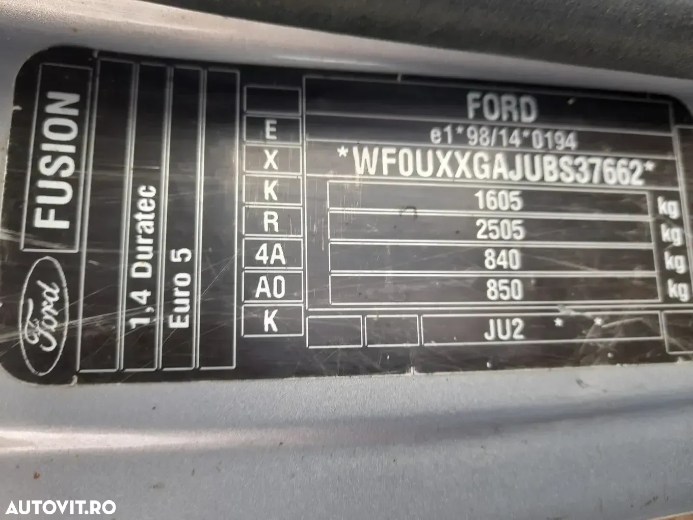 Ford Fusion 1.4 Elegance - 22