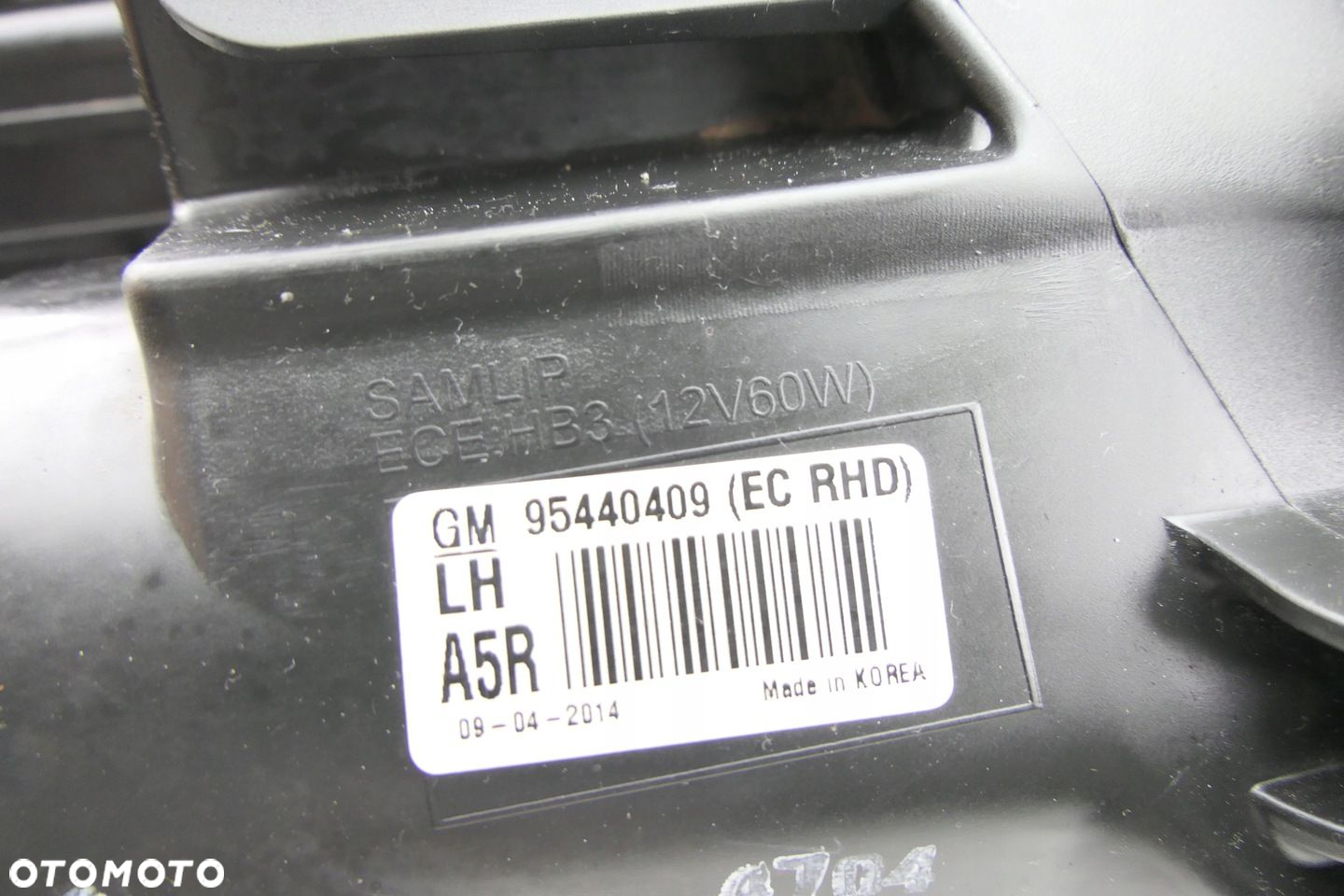 Lampa Lewy Przód OPEL MOKKA I 95440409 2014r. Anglik - 10