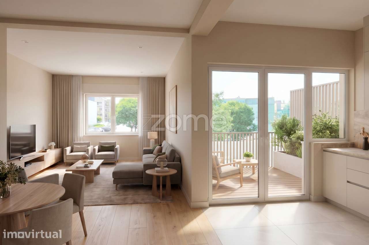 Apartamento T3 Duplex novo, em Aldoar. - Grande imagem: 2/13