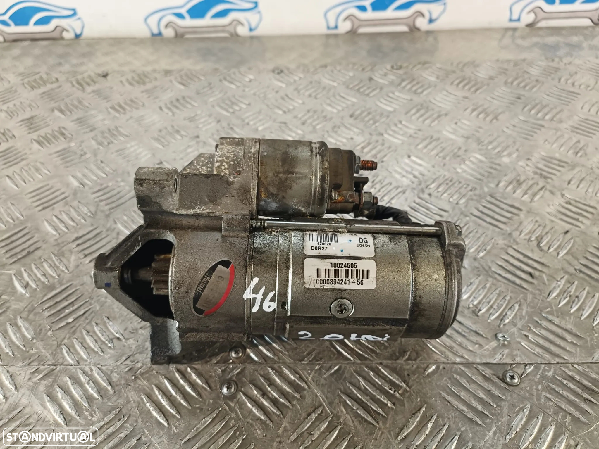 MOTOR ARRANQUE CITROEN BERLINGO 2.0 HDI 16V 163CV RHH 9646972280 D8R27 DS4 DS5 C8 C5 C4 - 2