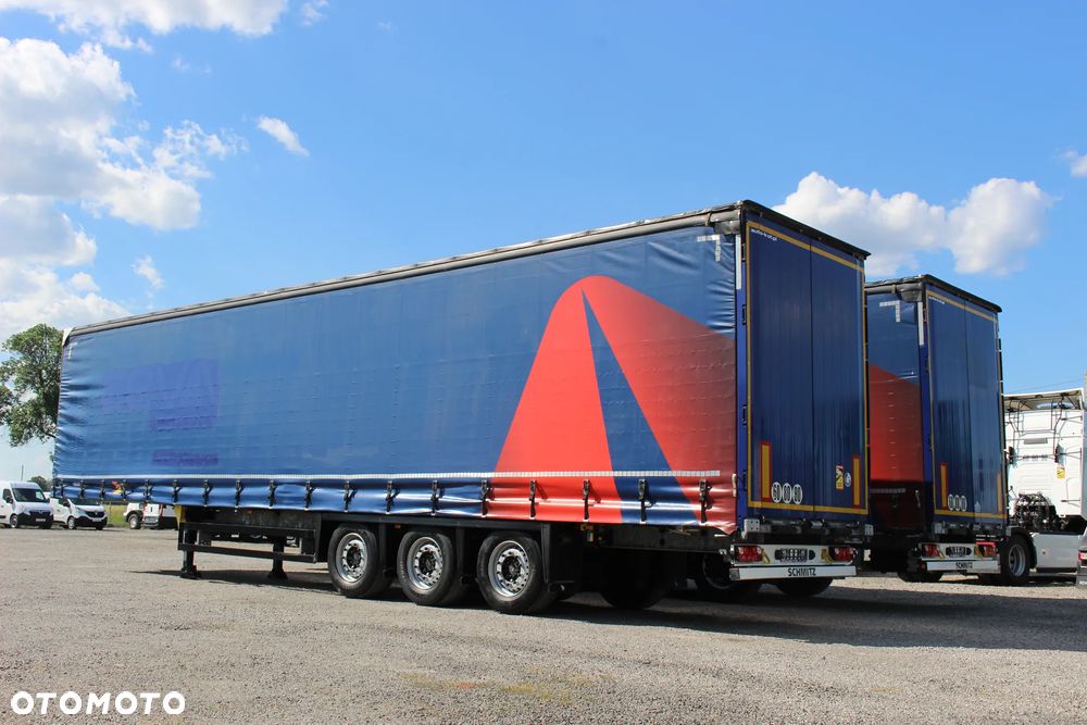 Schmitz Cargobull VARIOS /FIRANKA  /OSIE SCHMITZ / DACH PODNOSZONY/ RAMA OCYNK /SERWIS FR / IDEALNY STAN / - 1