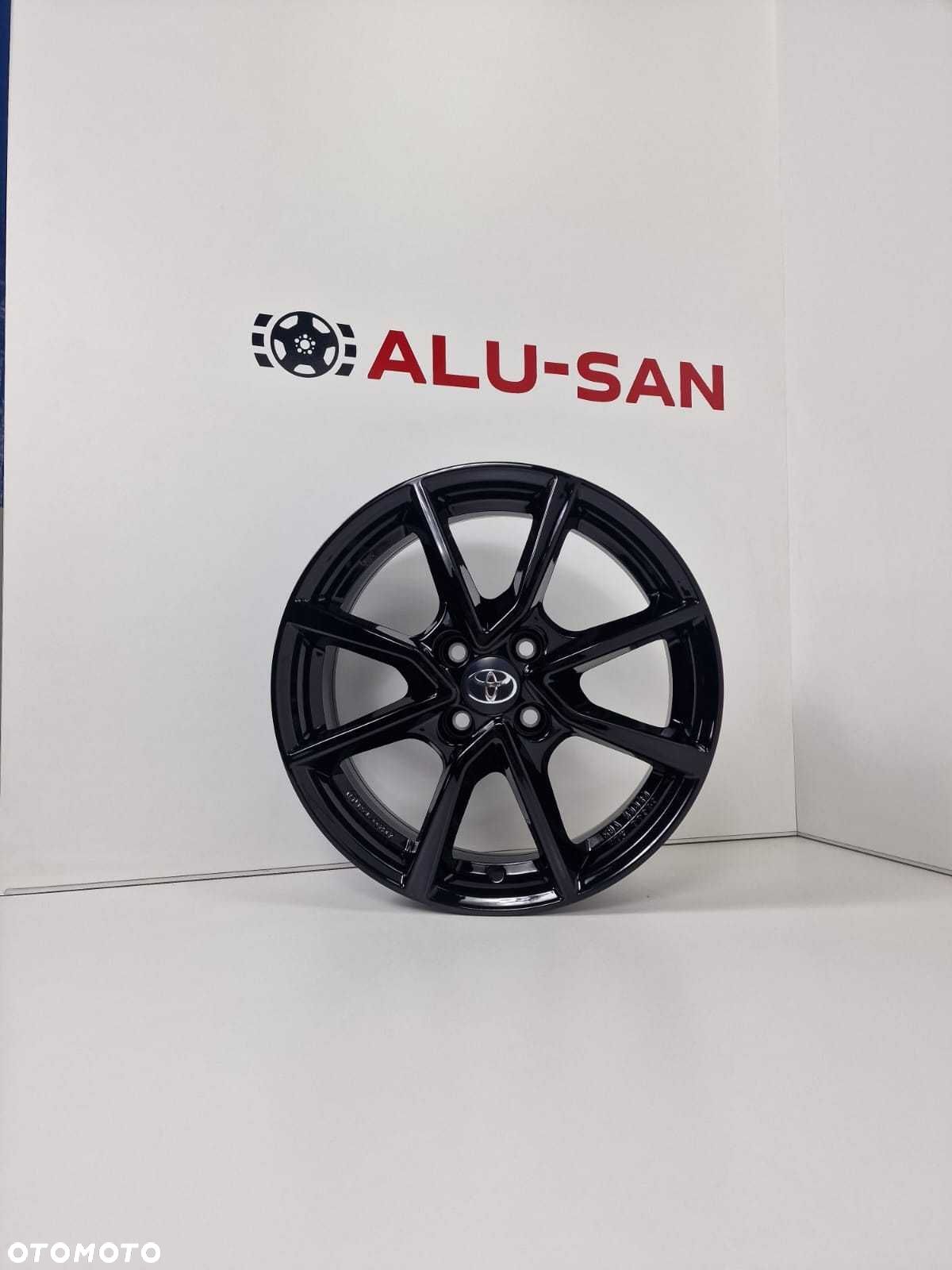 NOWE alufelgi TOYOTA 16" 4x100 AYGO COROLLA MR2 YARIS - Czarny Połysk - 1