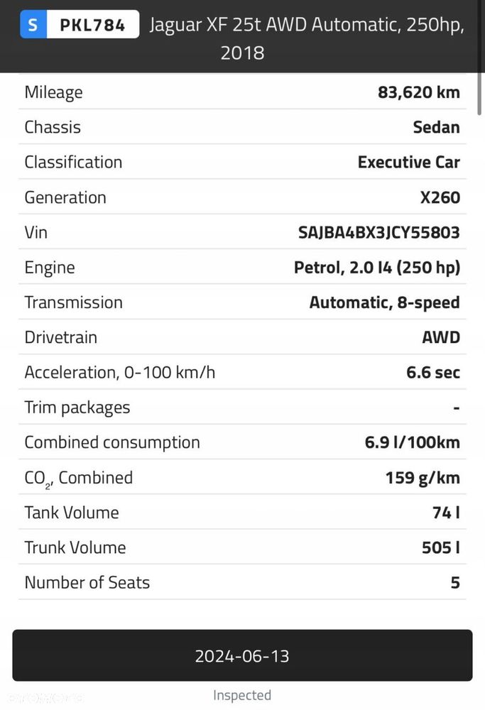 SILNIK Jaguar F-Pace F Pace X761 2.0 T TURBO 250KM udokumentowa 83tyś PT204 - 3