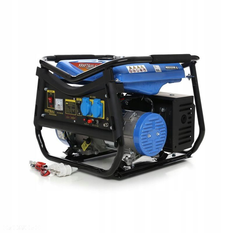 KRAFTDELE GENERATOR PRĄDOTWÓRCZY AGREGAT3000W 12V 230V 7KM BENZYNOWY KD141 - 4