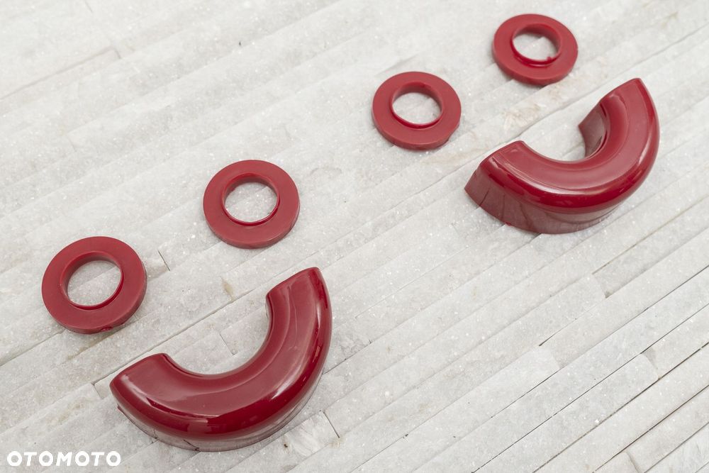 osłonki na szekle w kolorze czerwonym 2szt. - 5