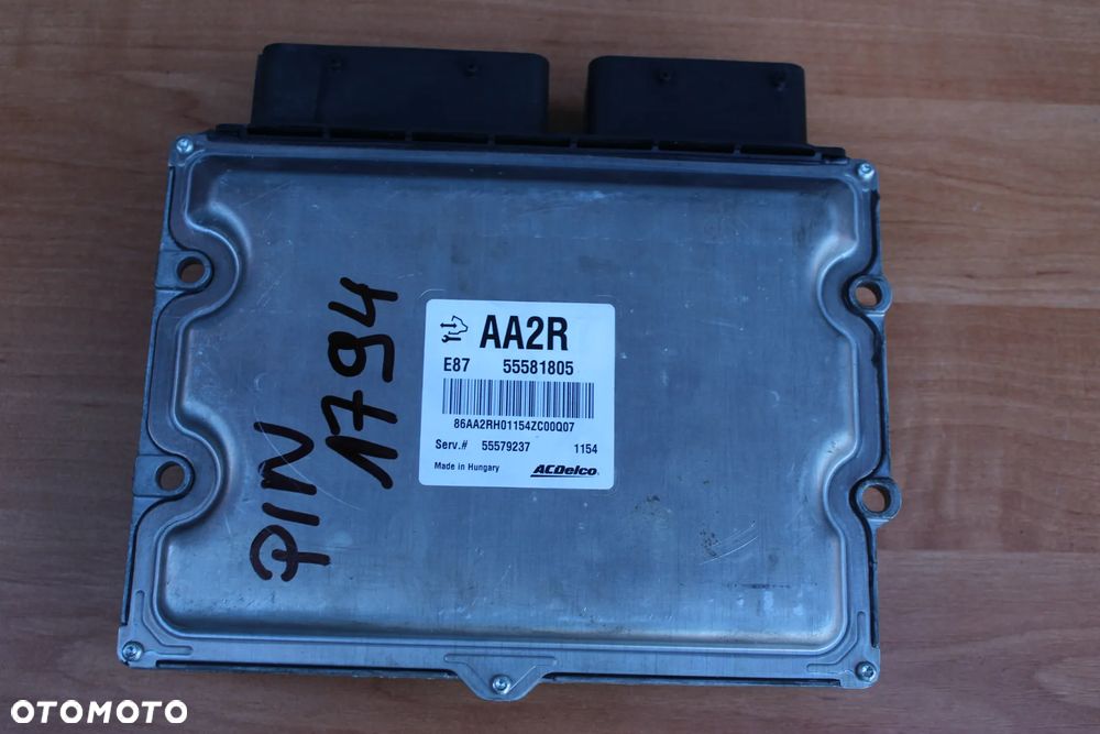 KOMPUTER STEROWNIK SILNIKA !Z PINEM! OPEL MERIVA B 1.7 CDTI 55581805 AA2R - 4