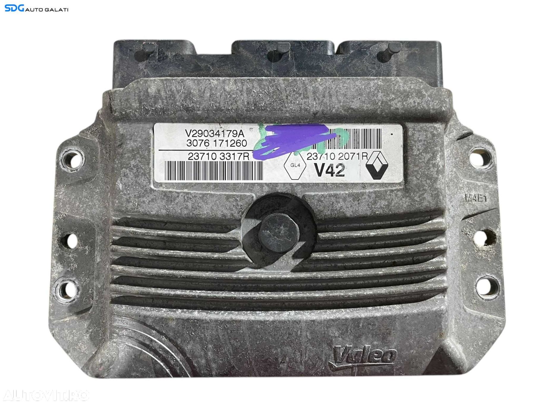 ECU Calculator Motor Dacia Sandero 2 1.2 Benzina 2012 - 2020 Cod 237102071R V29034179A 3076171260 [LR0060] [LR0061] - 1