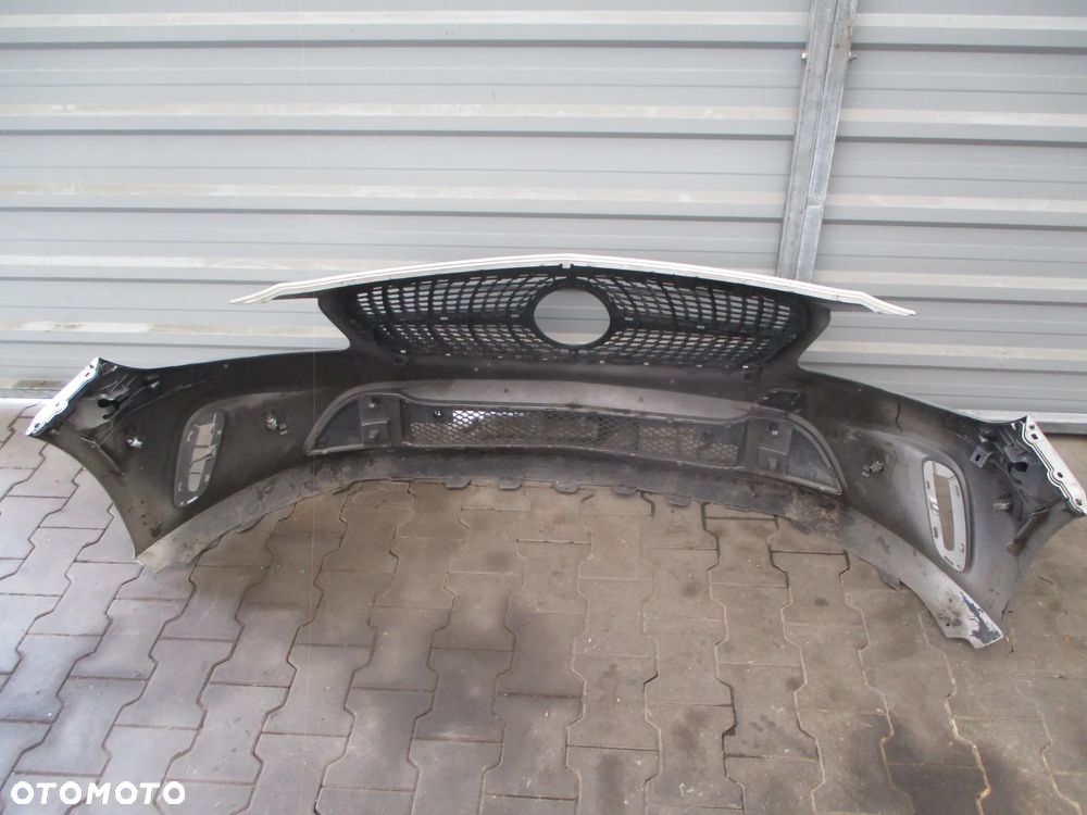 MERCEDES A KLASA W176 ZDERZAK PRZEDNI PRZÓD SREBRNY 6xPDC - 7