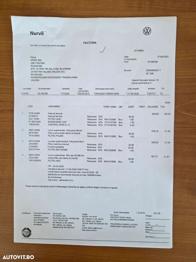 Volkswagen Touran 1.6 TDI DPF BlueMotion Technology Comfortline - 25