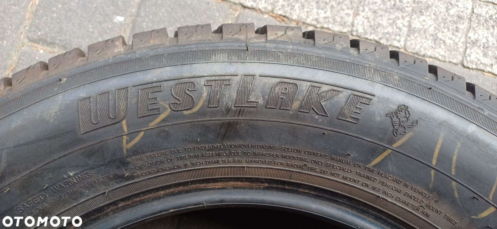 WEST LAKE 215/65R16C , pojedyńcza opona wielosezonowa wzmacniana. - 3