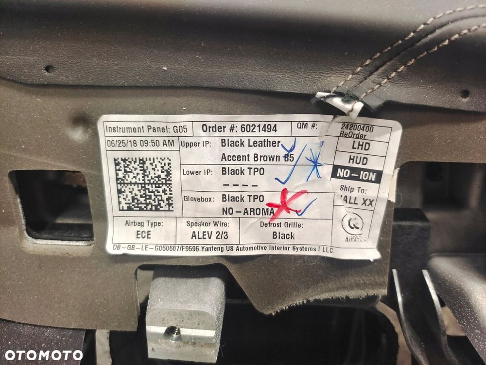 BMW G05 G06 G07 DESKA ROZDZIELCZA KONSOLA - 6
