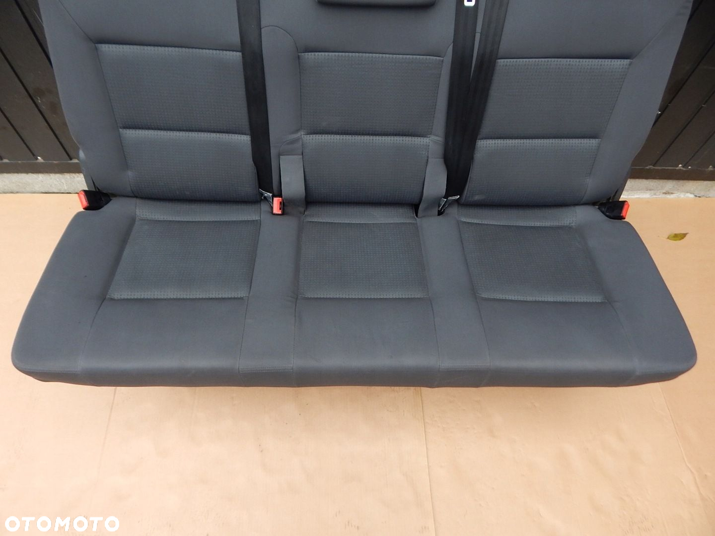 VW T5 T6 MULTIVAN fotel kanapa łóżko tył ANTRACYT - 6