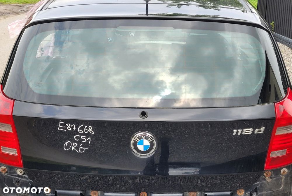 KLAPA BAGAŻNIKA BMW E87 668 SCHWARZ II - 1