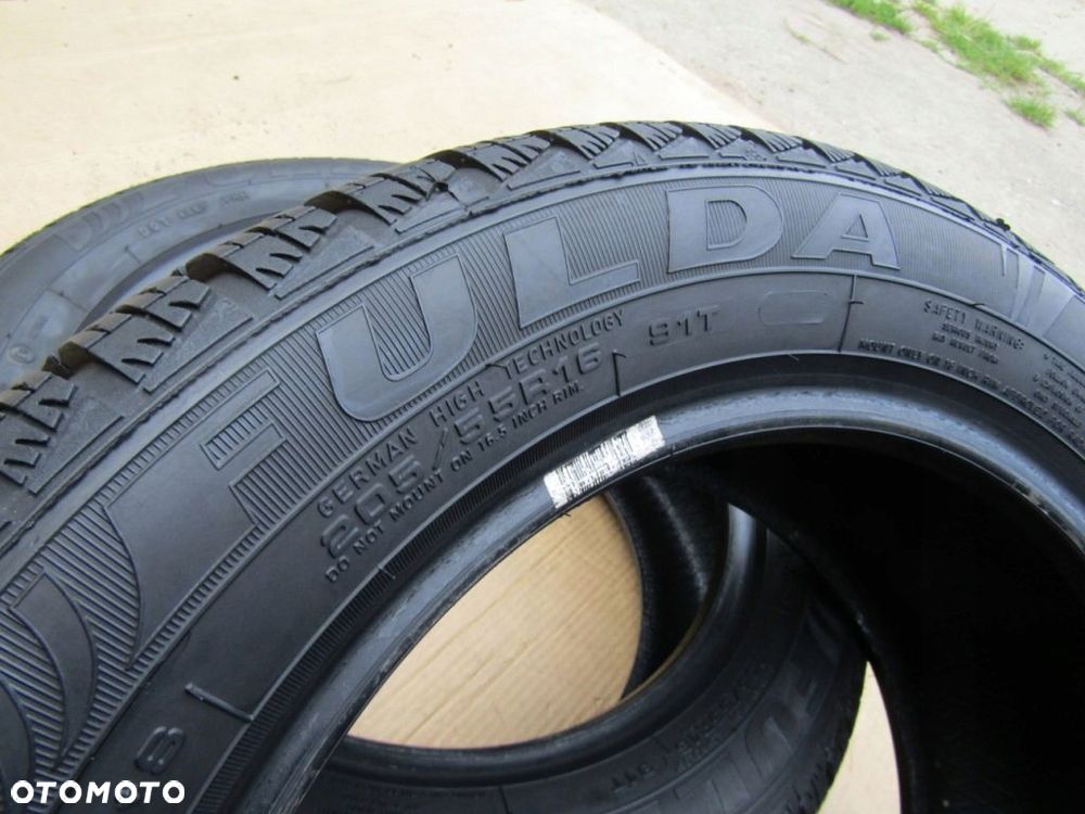 4x Opony Opona 205/55 16 91T Fulda / Zimowe - 15