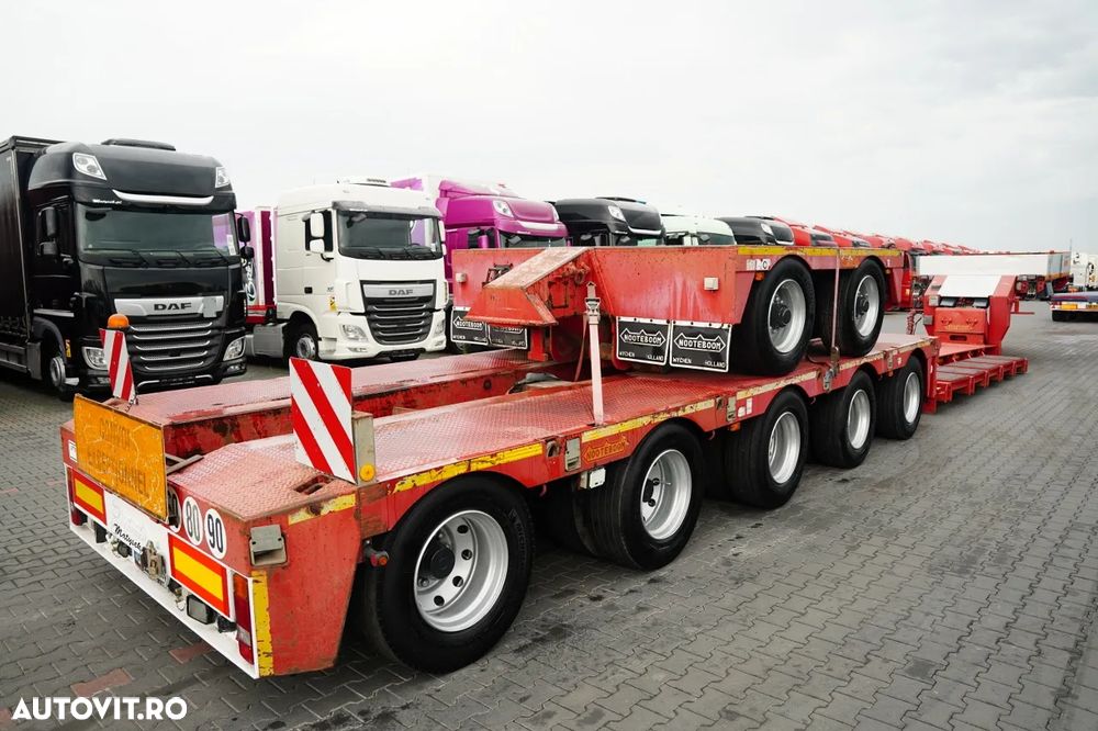 Nooteboom EURO -111-25-ID ȘASIU JOS / EXTENSIBIL / INTERDOLL / SUPORT / 7 AXE / AXE DE DIRECȚIE / SAF / CAPACITATE DE ÎNCĂRCARE: 74.000 KG! - - 28