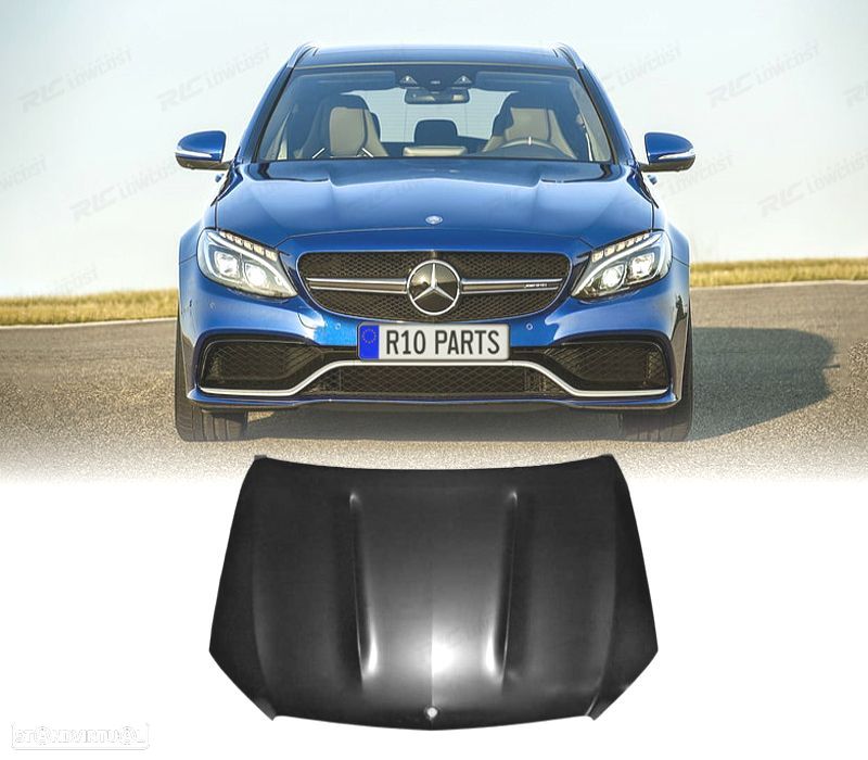 CAPÔ MERCEDES W205 COUPÉ ESTATE 14-21 LOOK AMG C63 METAL - 1