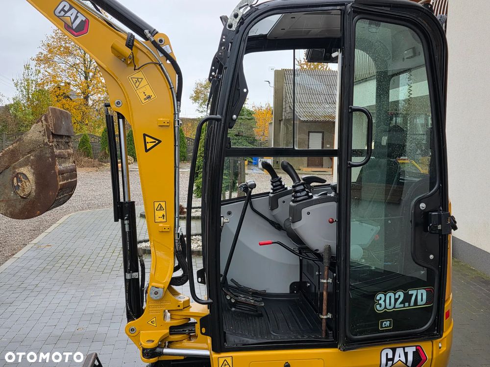 Caterpillar CAT 302.7 D CR mini koparka szybkozłącze 4 łyżki piękna serwisowana 1 wł JCB - 6