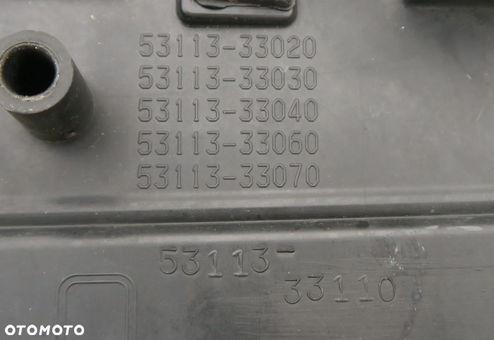 TOYOTA CAMRY 8 VIII 2017 - 2021 zderzak przód kratka ORYGINAŁ OE - 9