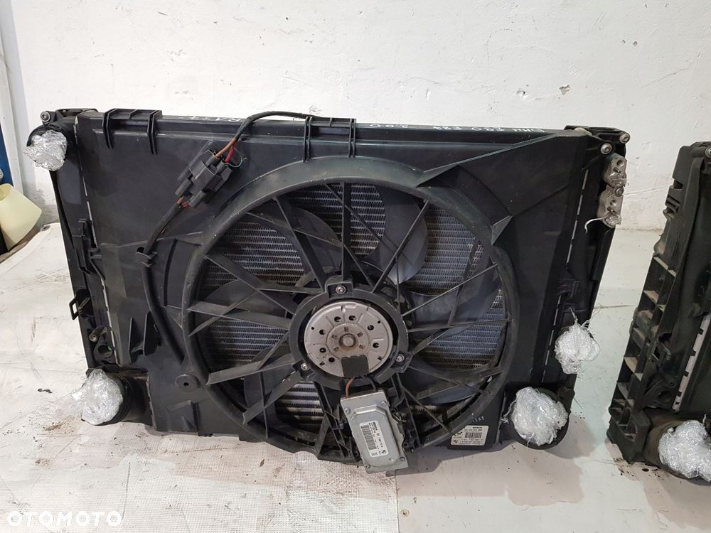 komplet chłodnic wentylator 7801993 bmw e87 e90 e91 2.0d - 7