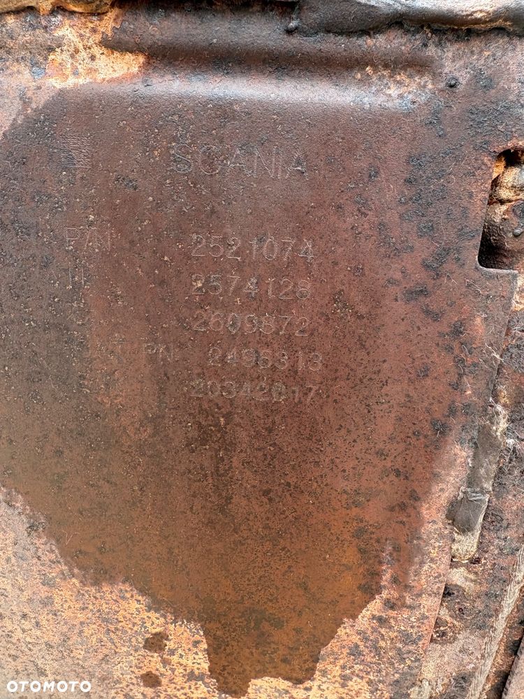 Katalizator Scania R S LNG Gas wydech tłumik - 5