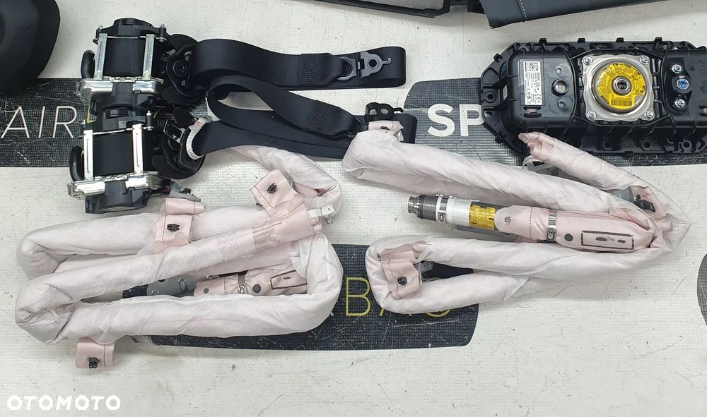 BMW IX I20 ELEKTRYK DESKA ROZDZIELCZA KONSOLA KOKPIT PULPIT PODUSZKI AIRBAG AIR BAG PASY KIT SET - 8