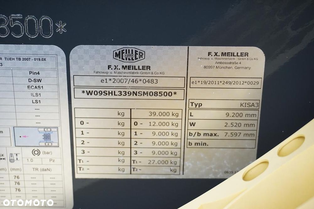 Meiller / WYWROTKA / 25 M3 / OŚ PODNOSZONA - 11