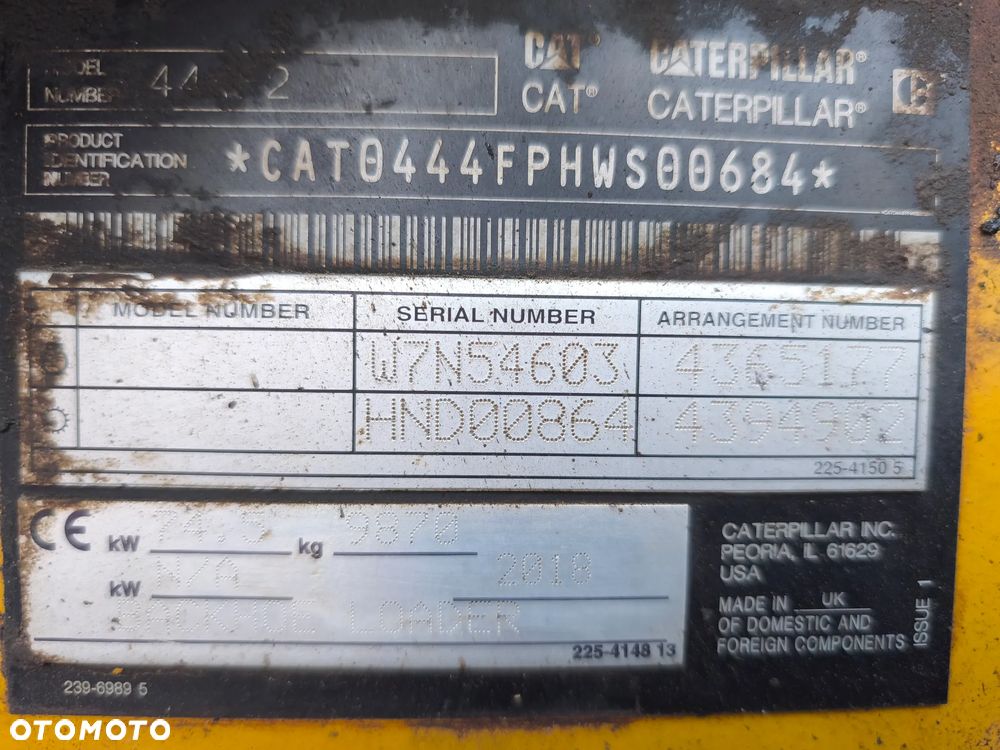 Caterpillar CAT 444F2 Caterpillar 2018 rok zadbana - 17