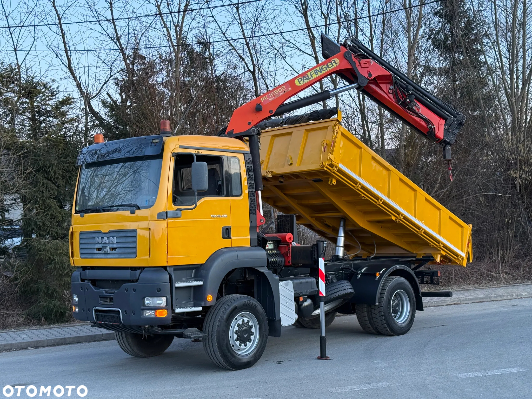 MAN * MAN TGA 18-410 * KIPER WYWROTKA * 4x4 * HDS Palfinger PK16500* Sprowadzony* Bardzo Dobry Stan * - 26