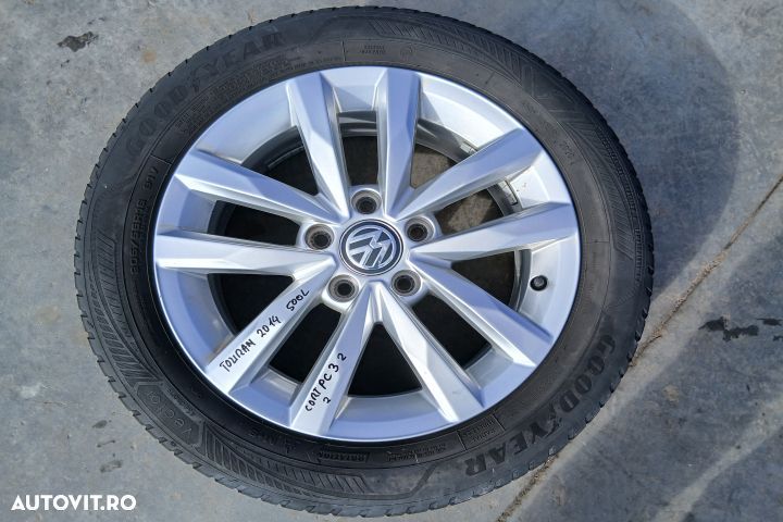Janta aliaj cu anvelopa 16 5TA601025 6.5JX16H2 ET48 205/60 R16 5TA601 - 5