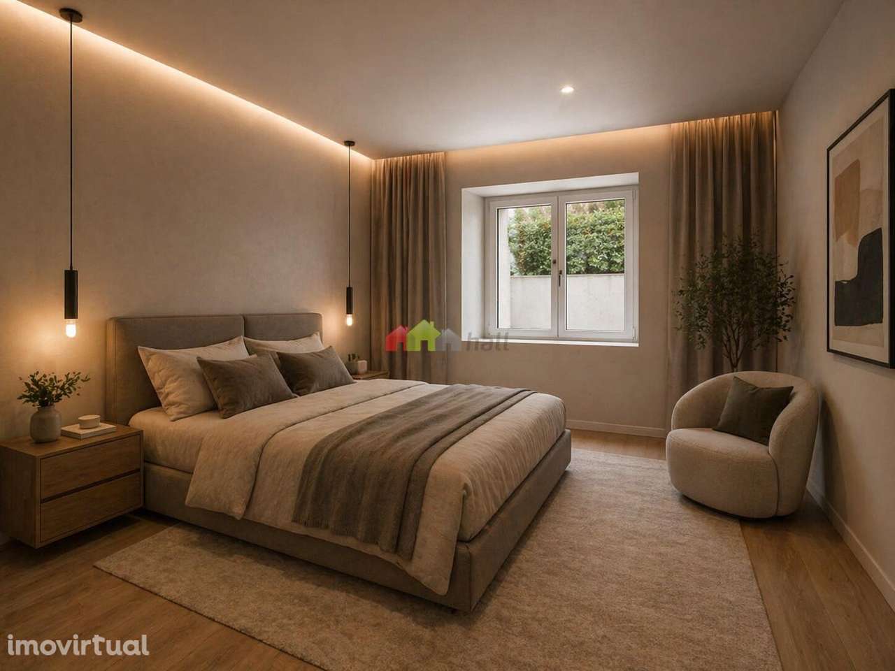 Apartamento T1 com logradouro remodelado, no Lavradio - Barreiro - Grande imagem: 4/13