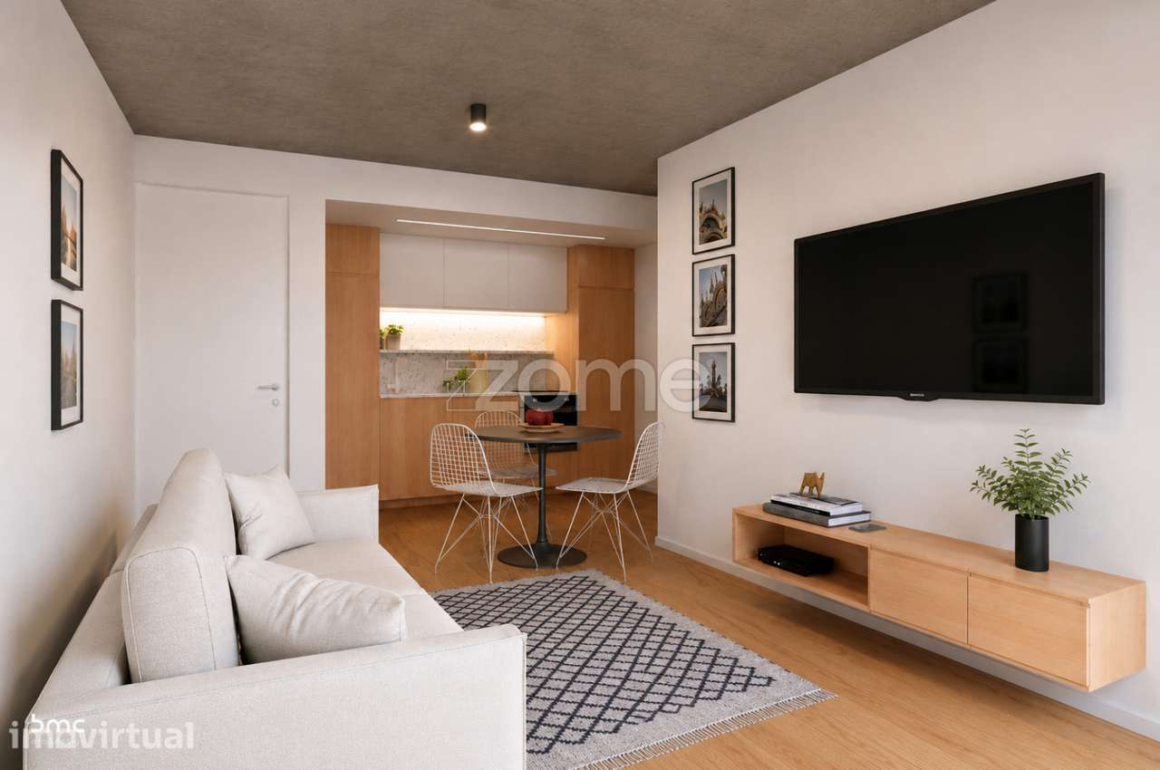 T1 Novo em Matosinhos Sul | Garagem | Varanda | Metro | 6.º Andar – pohled 5
