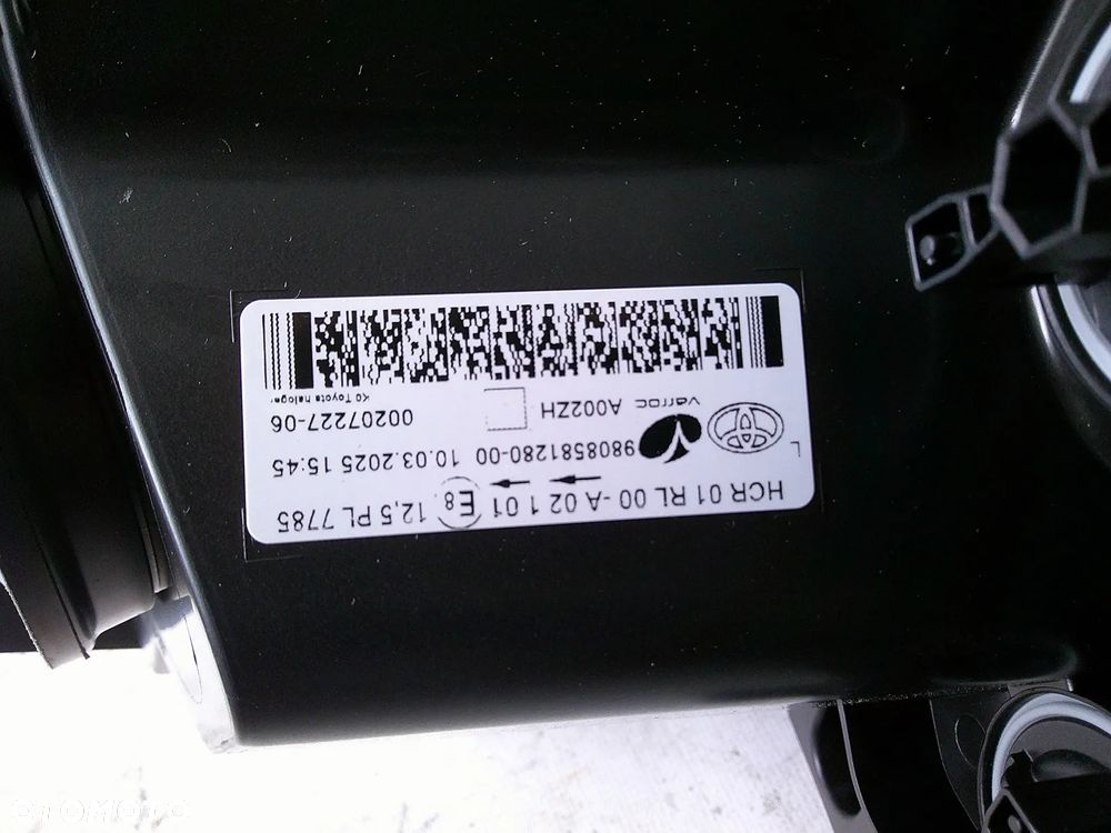 TOYOTA PROACE II 2 16R- nowa oryginał LAMPA REFLEKTOR LEWY PRZÓD 9808581280-00 - 3