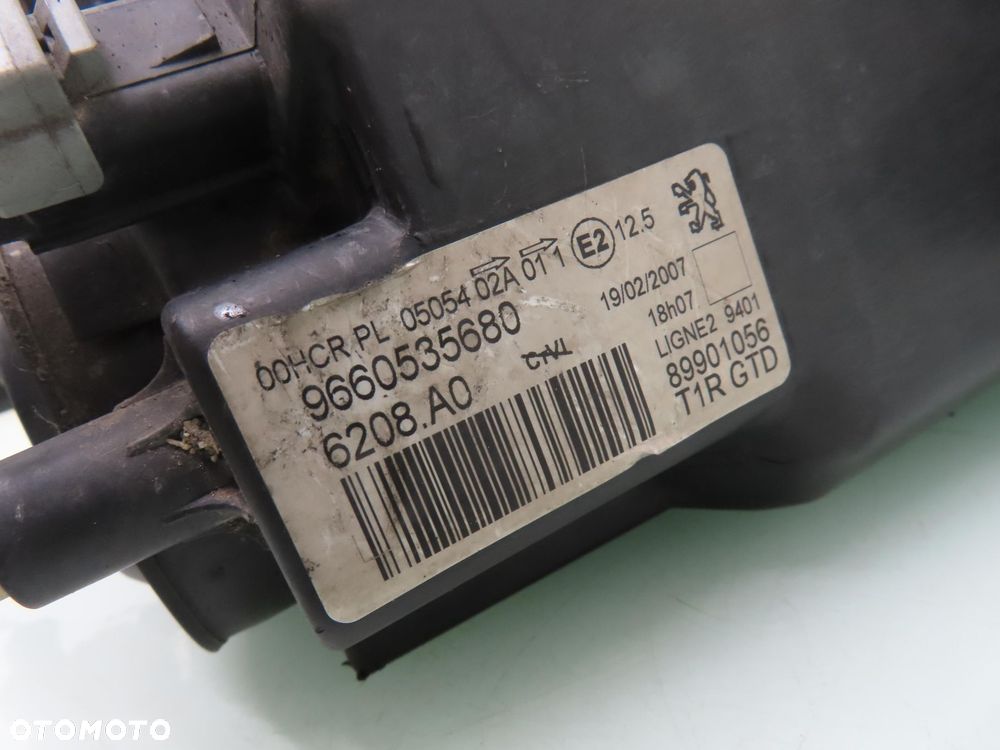 LAMPA LEWA PRZEDNIA PEUGEOT 206 9660535680 89901056 - 6