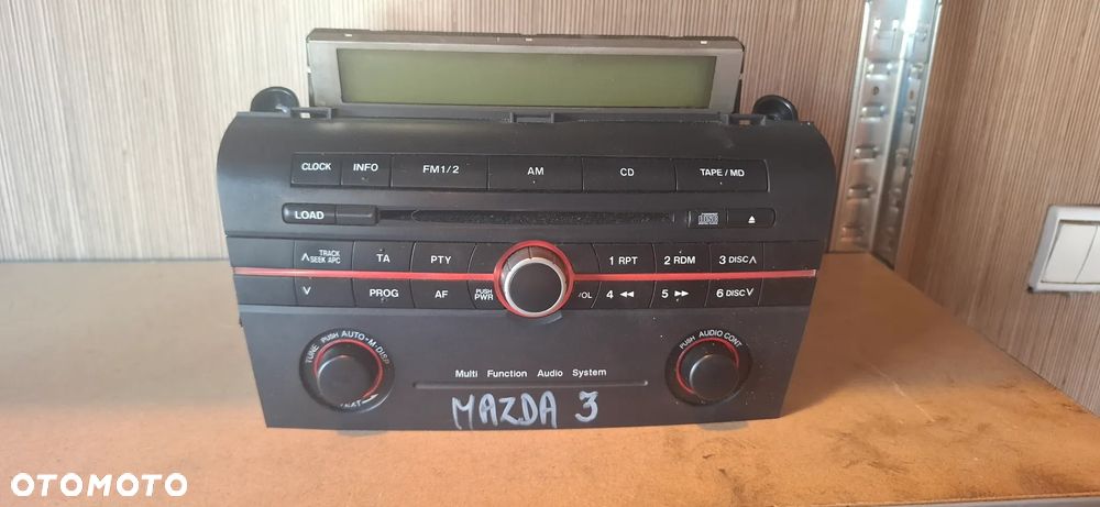 MAZDA 3 BK RADIO CD radio 03-05 R - 1
