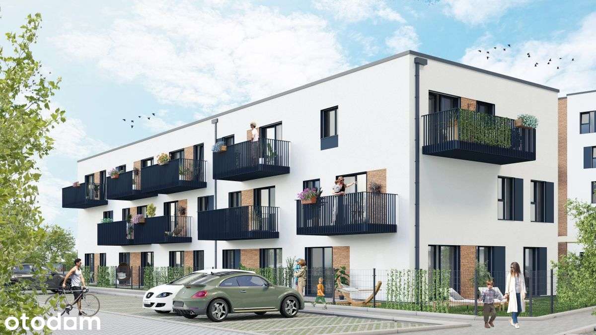 3-pokojowe mieszkanie 57m2 + taras Bez Prowizji