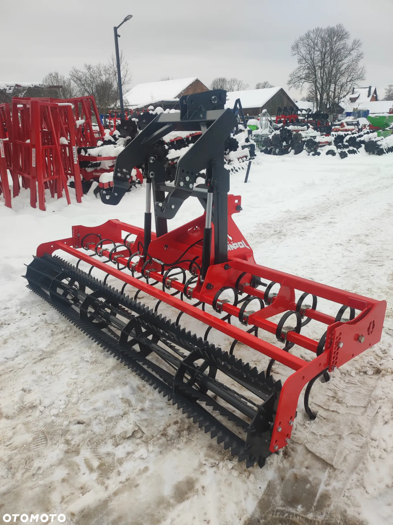 Agregat uprawowo-siewny LEKKI / hydropak / 2rzędy zębów/ JANPOL struna/rura TRANSPORT od ręki - 9