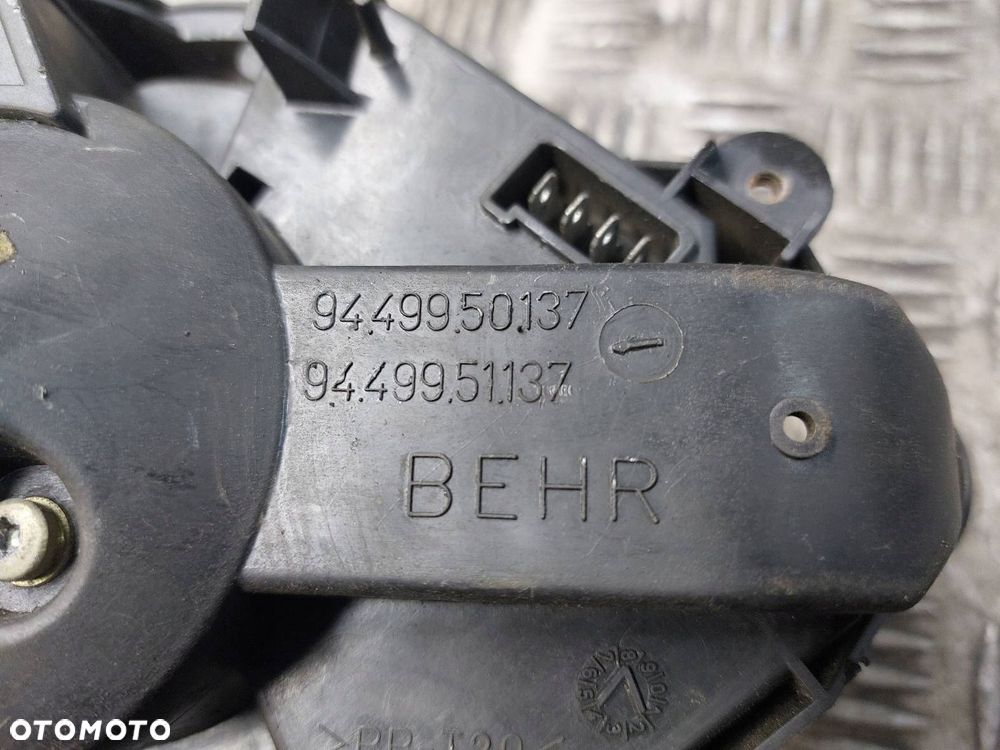 DMUCHAWA WENTYLATOR NAWIEWU + REZYSTOR PEUGEOT 806 I EU 9449951137 - 2