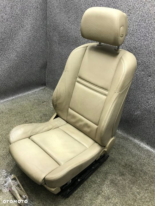 BMW E70 X5 fotel pasazera prawy przod pamiec skora - 4