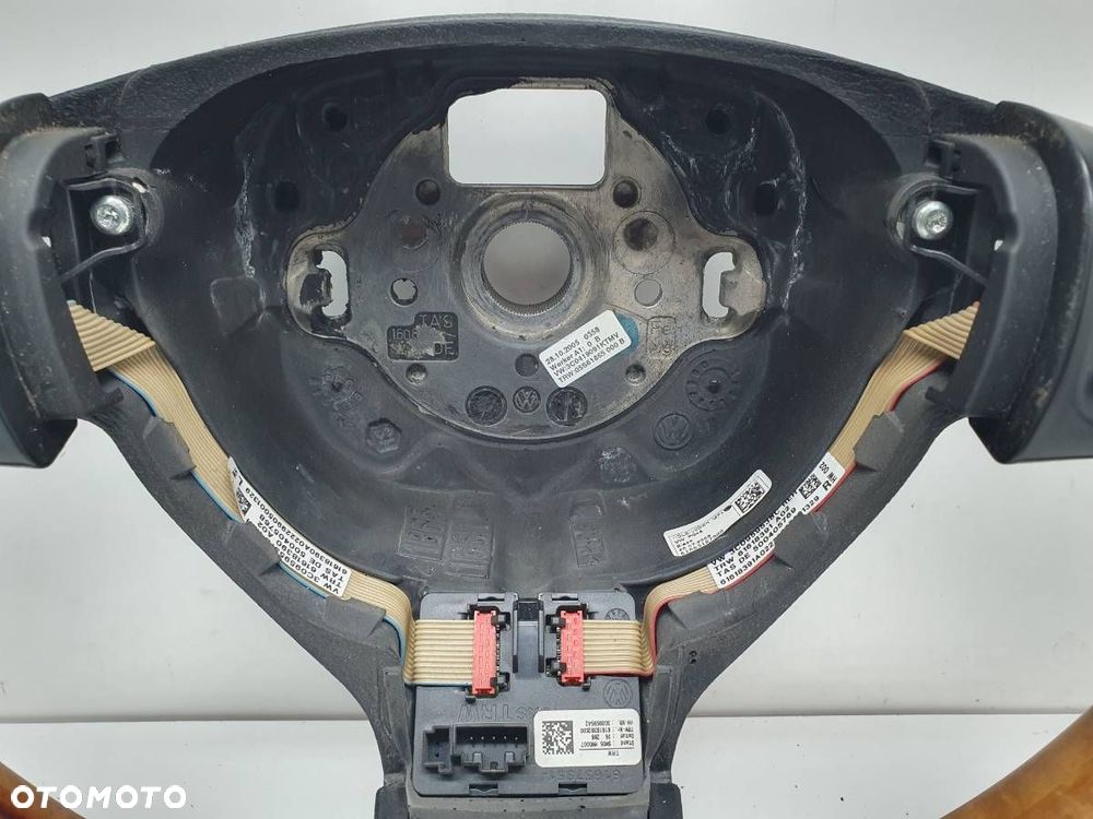 KIEROWNICA MULTIFUNKCJA VW PASSAT B6 DREWNO DREWNIANA 3C0419091K ORYGINAŁ - 7