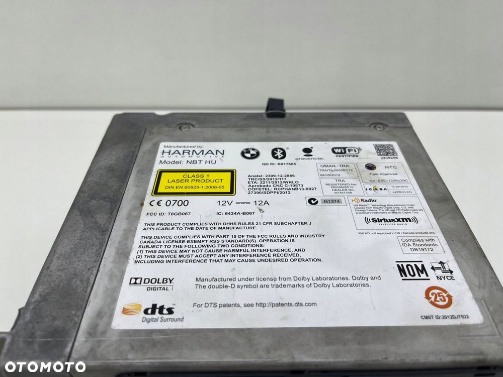 BMW 3 F30 F31 RADIO CZYTNIK NAWIGACJA 9318747 - 4